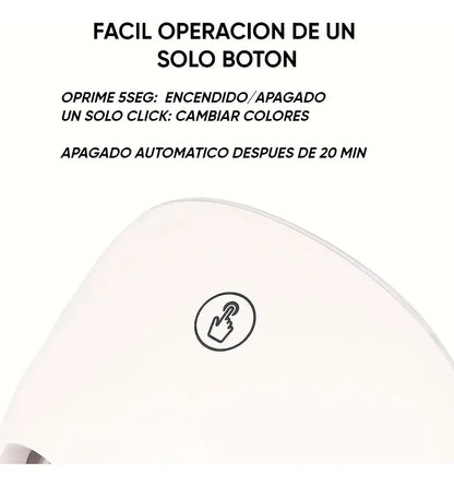 Máscara Facial LED 7 Colores
