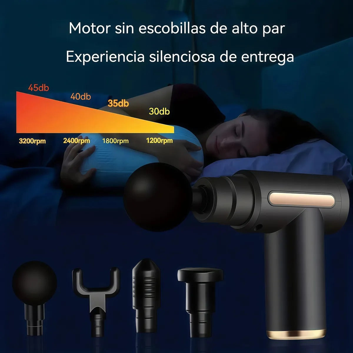 Pistola masajeadora