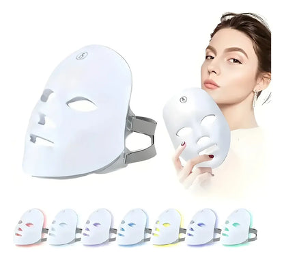 Máscara Facial LED 7 Colores
