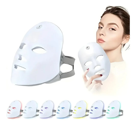Máscara Facial LED 7 Colores